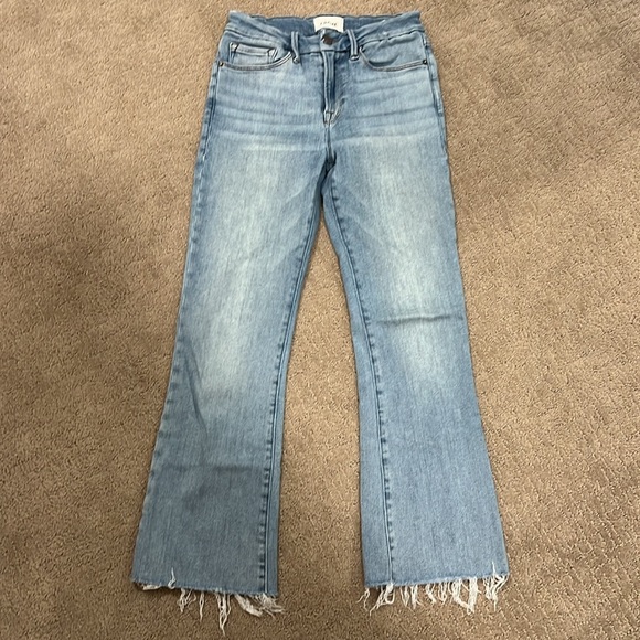 FRAME LE Crop Mini Bootcut Fray 26 - Picture 3 of 6